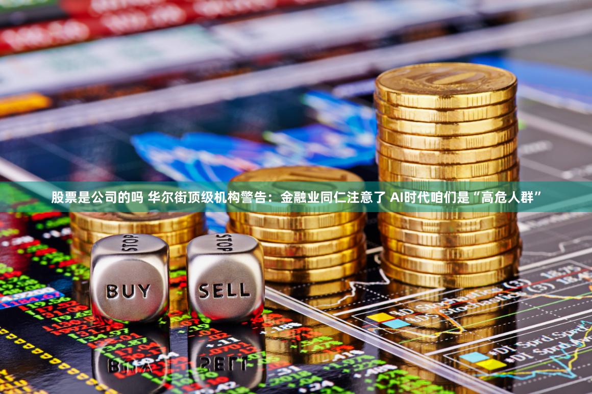 股票是公司的吗 华尔街顶级机构警告：金融业同仁注意了 AI时代咱们是“高危人群”